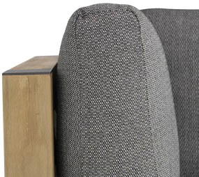 Chaise Loungeset Teak Old teak greywash 2 personen Santika Furniture Santika