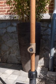 4-Seasons Outdoor Azzurro stokparasol 300 cm - Woodlook/Sand