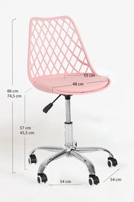 Pak 4 Mima-bureaustoelen in