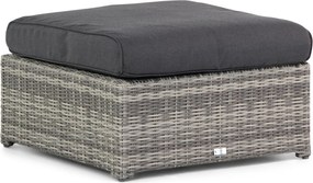 Stoel en Bank Loungeset Wicker Grijs 4 personen Garden Collections Giardino