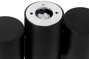 Design spot zwart 2-lichts verstelbaar - Michael