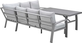Garden Impressions Cameron lounge dining set 3-delig rechts - valley sand