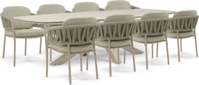 Tuinset 8 personen  Rope Zand/Beige 4 Seasons Outdoor Calma/Voyage