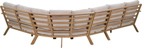 Garden Impressions Ariane loungeset 5-delig - light teak look