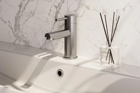 Brauer Brushed Edition ColdStart wastafelkraan energy-saving model A RVS geborsteld PVD