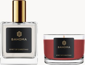 Kamerspray en geurkaars Spirit of Christmas, 2-delig (cassis, bosbes, mandarijn)