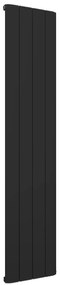 Eastbrook Peretti verticale aluminium radiator 180x37,5cm Mat zwart 1264 watt
