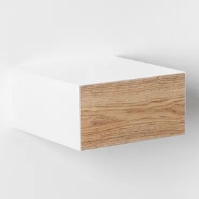 Pack Van 2 Zwevende Nachtkastjes Van Mdf Florens Natuurlijk & ↔︎ 30 Cm - Sklum