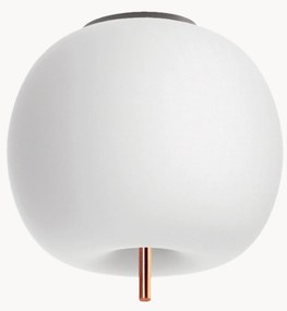 Dimbare plafondlamp Kushi, mondgeblazen