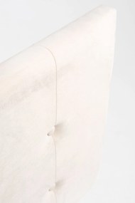 Hoofdbord Buttons Fluweel voor bedden van 135 cm