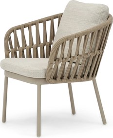 Tuinset 4 personen 140 cm Rope Zand/Beige Coco Elara/Fungo