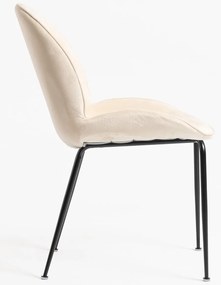 Bille Zwart Fluwelen Stoel