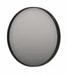 INK SP17 spiegel - 40x4x40cm rond in stalen kader incl indir LED - color changing - dimbaar en schakelaar - geborsteld metal black 8409460