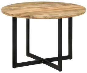 vidaXL Eettafel 110x75 cm massief mangohout