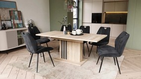 LEONEL Sonoma Eik – MODERNE VOUWTAFEL TOT 180 cm!