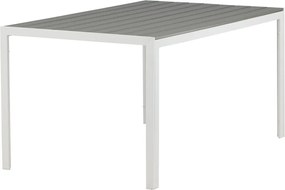 The Outsider Tuintafel - Toscane - Wit/Grijs - Alu/Polywood - 150x90 cm - The Outsider