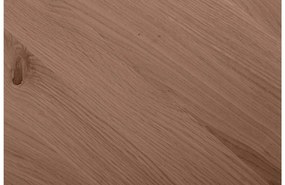 Goossens Hoektafel Bjarte, hout eiken donker bruin, stijlvol landelijk, 50 x 45 x 50 cm