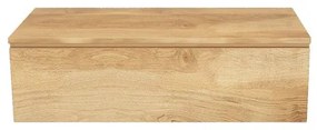 Arcqua Living Onderkast - 100x46x30cm - 1 lades - greeploos - gemelamineerd spaanplaat - oak natural ONK483677