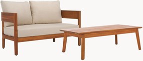 Tuin loungeset Theo van acaciahout, 2 stuks