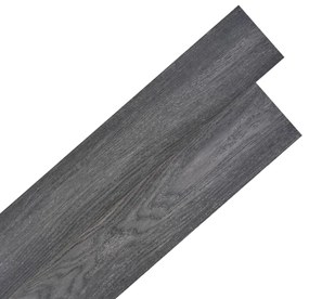 vidaXL Vloerplanken zelfklevend 5,02 m² 2 mm PVC zwart en wit