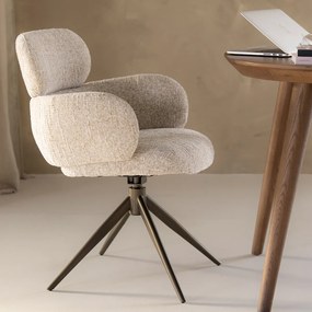 Draaibare Eetstoel Beige