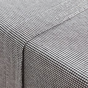 Plat laken in gewassen linnen, Linot Carreaux