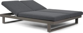 Lifestyle Garden Furniture Massimo Ligbed Met Kussen Antraciet/carbon Aluminium Grijs