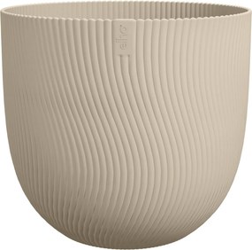 elho Sereh Round 47 - Mushroom Beige - Diameter 47 x H 40 cm - Ideaal voor binnen&buiten - 100% gerecycled
