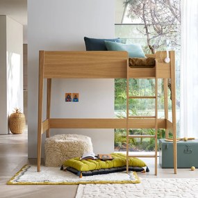 Mezzanine bed in fineereik met bedbodem, Alceste