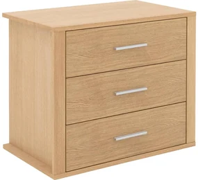 Goossens Inzetladenblok Wood Nature, Inzetladenblok met 3 lades