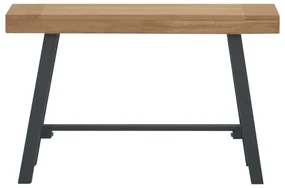 vidaXL Bankje 80 cm massief teakhout