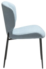 Dan-Form Glory Luxe Eetkamerstoel Blauw Boucle