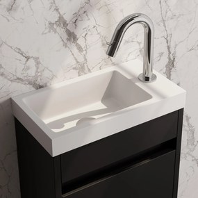 Brauer Chrome Edition opbouw fonteinkraan met gebogen uitloop chroom