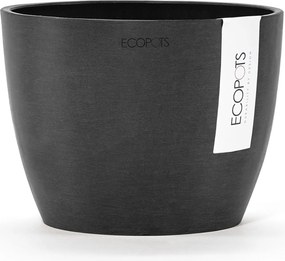 Ecopots bloempot Stockholm Mini 16 - Rond - Dark Grey - Diameter 16,2 x H12 cm