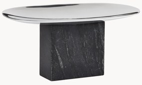 Decoratief dienblad Sapoto met marmeren voetstuk