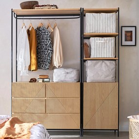 Dressing module, hanggedeelte + 5 lades, Lodge