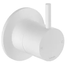 Hotbath Cobber Afbouwdeel - voor douche mengkraan - Mat Wit CB131EXTWH