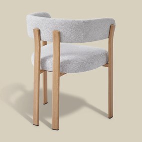 Eetkamerstoel Eiken Met Ronde Rugleuning