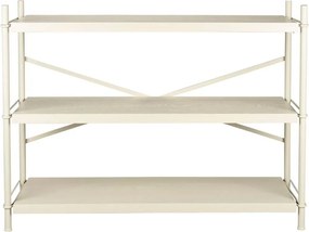 Dutchbone Iron Lage Stellingkast Beige - 126x40x96cm.