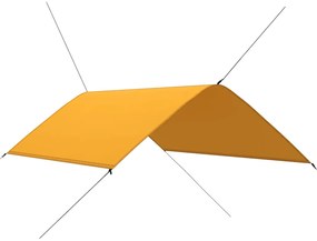 vidaXL Afdekzeil 3x2 m geel