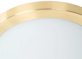 Buitenlamp Moderne plafonnière goud 31 cm IP44 - Yuma Modern E27 IP44 Buitenverlichting rond