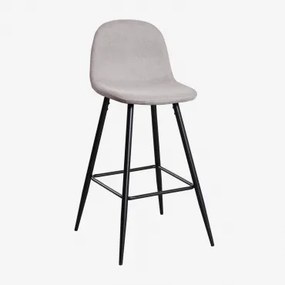 Verpakking Van 2 Glamm Hoge Krukken Zwart & ↑75 Cm & Grijs – Beton - Sklum