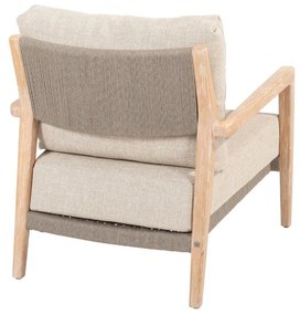 4 Seasons Outdoor Julia loungestoel  Loungestoel    beige weerbestendig