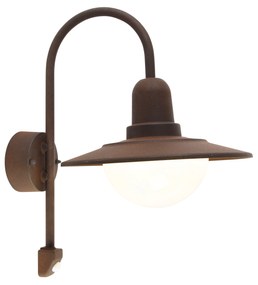 Vintage buiten wandlamp met bewegingsmelder bruin IP44 bewegingssensor - Herman Modern E27 IP44 Buitenverlichting