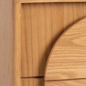 Zuiver Groove Design Nachtkastje Eiken - 45x40x55cm.