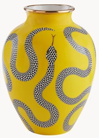Porseleinen vaas Eden met goud, H 27 cm