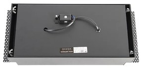 Set van 6 Inbouwspot zwart AR111 draai- en kantelbaar trimless 2-lichts - Oneon