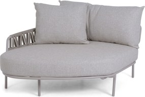 Chaise Loungeset 2 personen Aluminium/rope Taupe Seasons