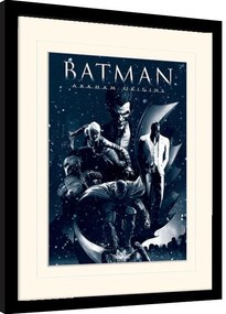 Ingelijste poster Batman: Akham Origins - Montage