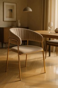 Moniel Foud Fluwelen Stoel